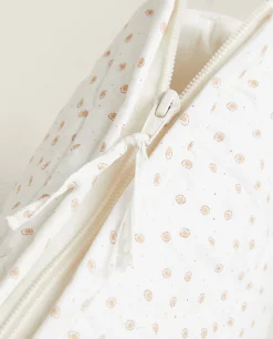 Toiletry Bags*ZARA Home Polka Dot Cotton Toiletry Bag White