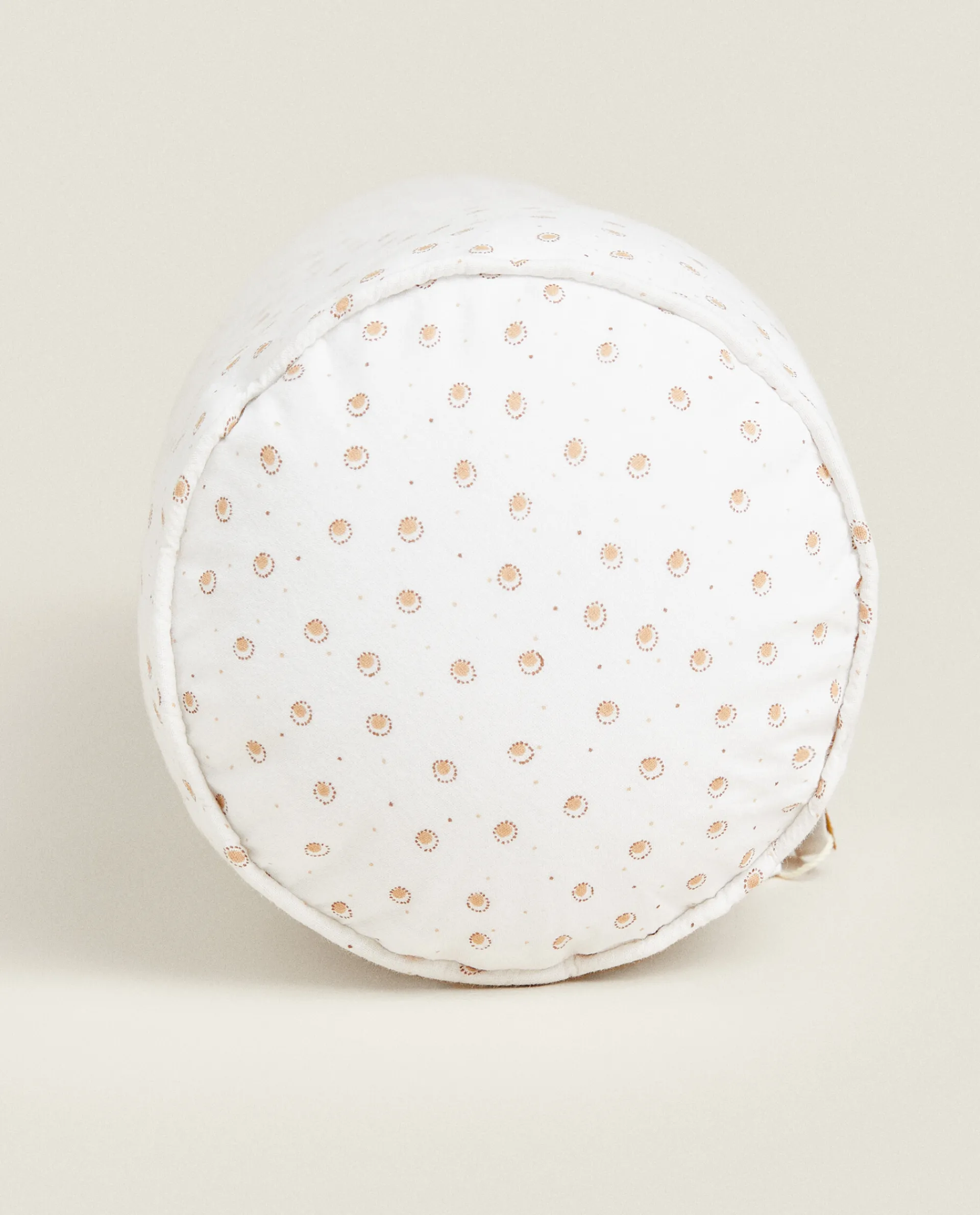 Crib Bedding*ZARA Home Printed Bolster Cushion White