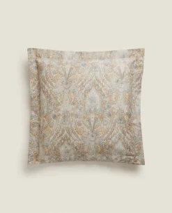 Pillowcases*ZARA Home Printed Pillowcase Grey/Blue