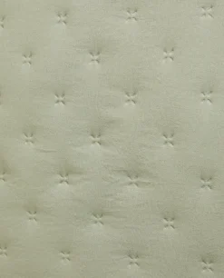 Quilts*ZARA Home Quilted Dotted Throw Pillow Cover Green