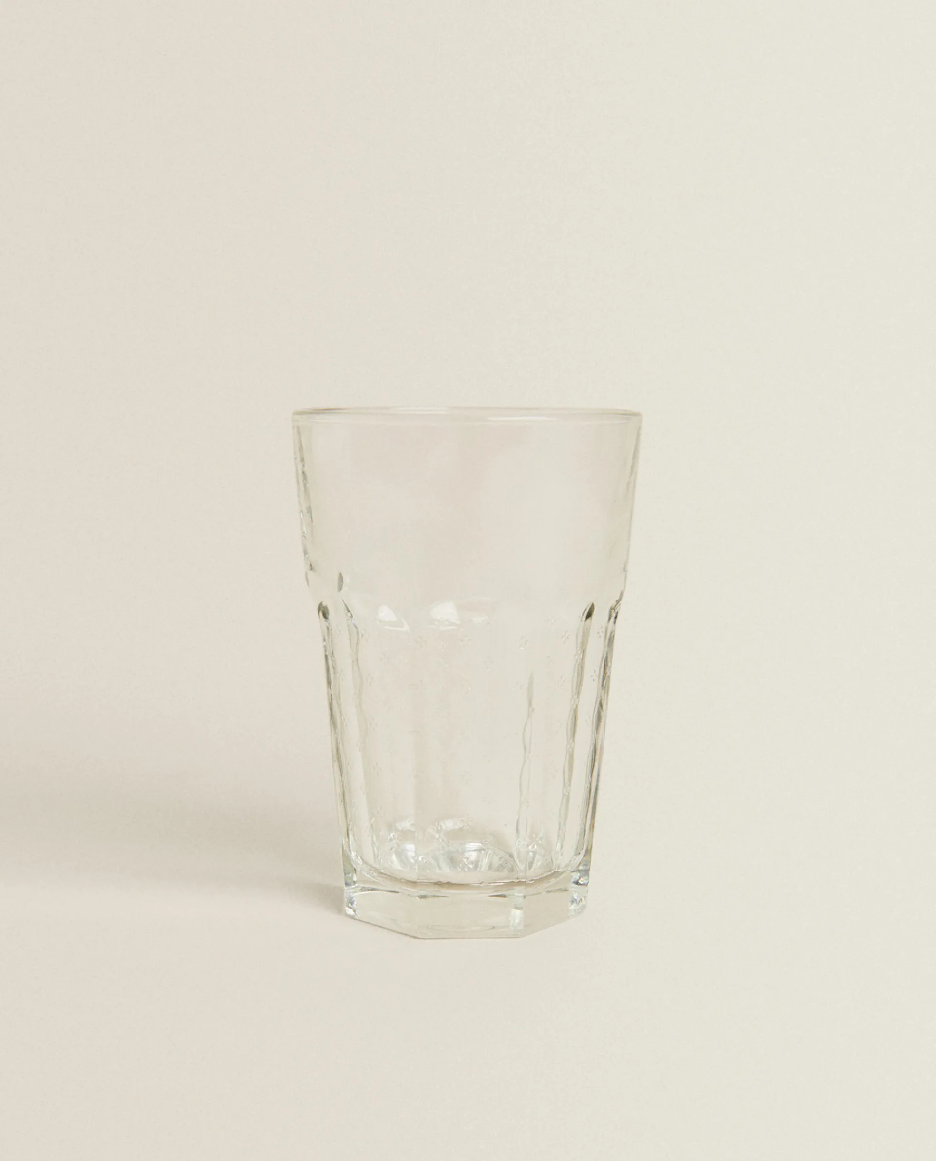 Tumblers*ZARA Home Raised Design Glass Tumbler Transparent