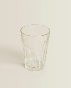 Tumblers*ZARA Home Raised Design Glass Tumbler Transparent