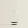 Tumblers*ZARA Home Raised Design Glass Tumbler Green