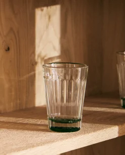 Tumblers*ZARA Home Raised Design Glass Tumbler Green