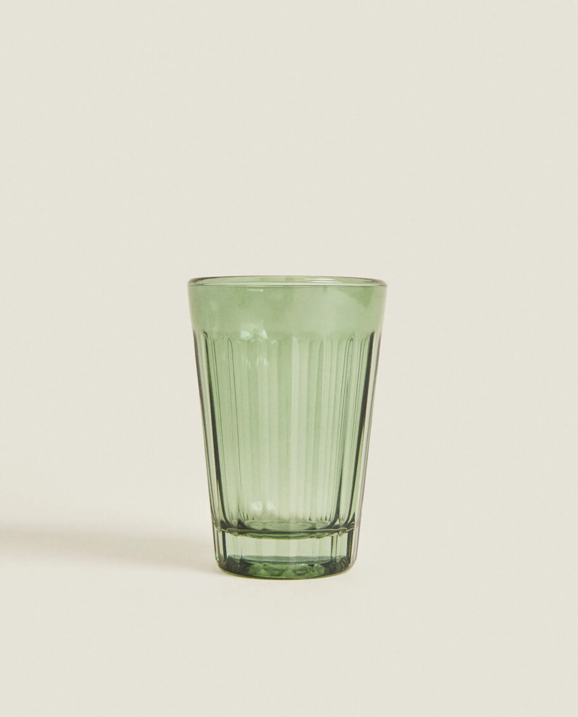Tumblers*ZARA Home Raised Design Glass Tumbler Green