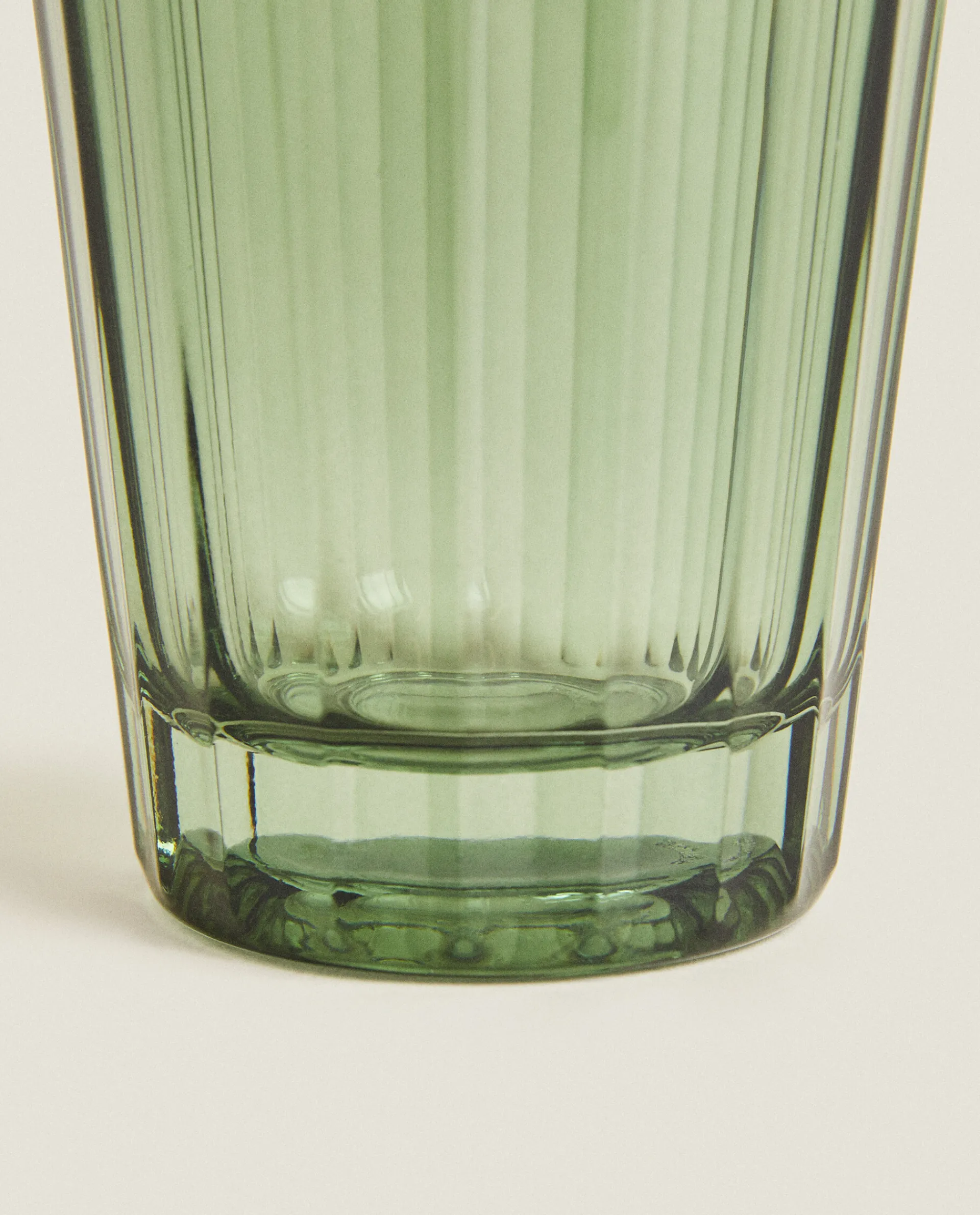 Tumblers*ZARA Home Raised Design Glass Tumbler Green