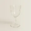 Glasses And Flutes*ZARA Home Raised Design Wine Glass Transparent