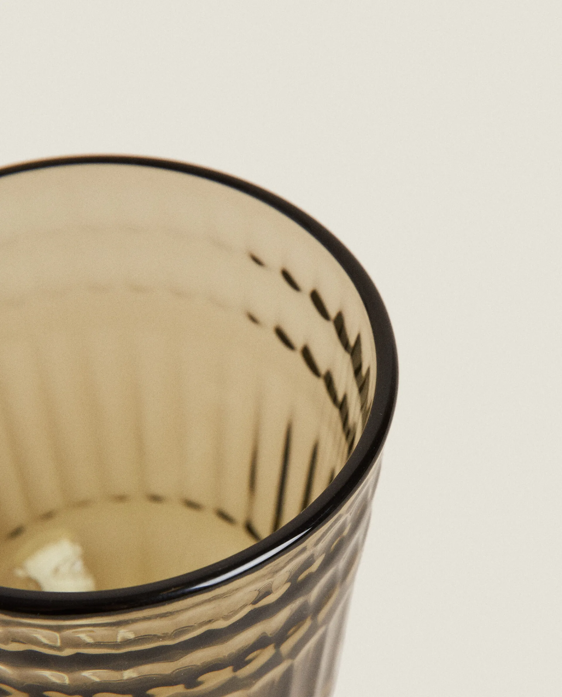 Glasses And Flutes*ZARA Home Raised Design Wine Glass Green