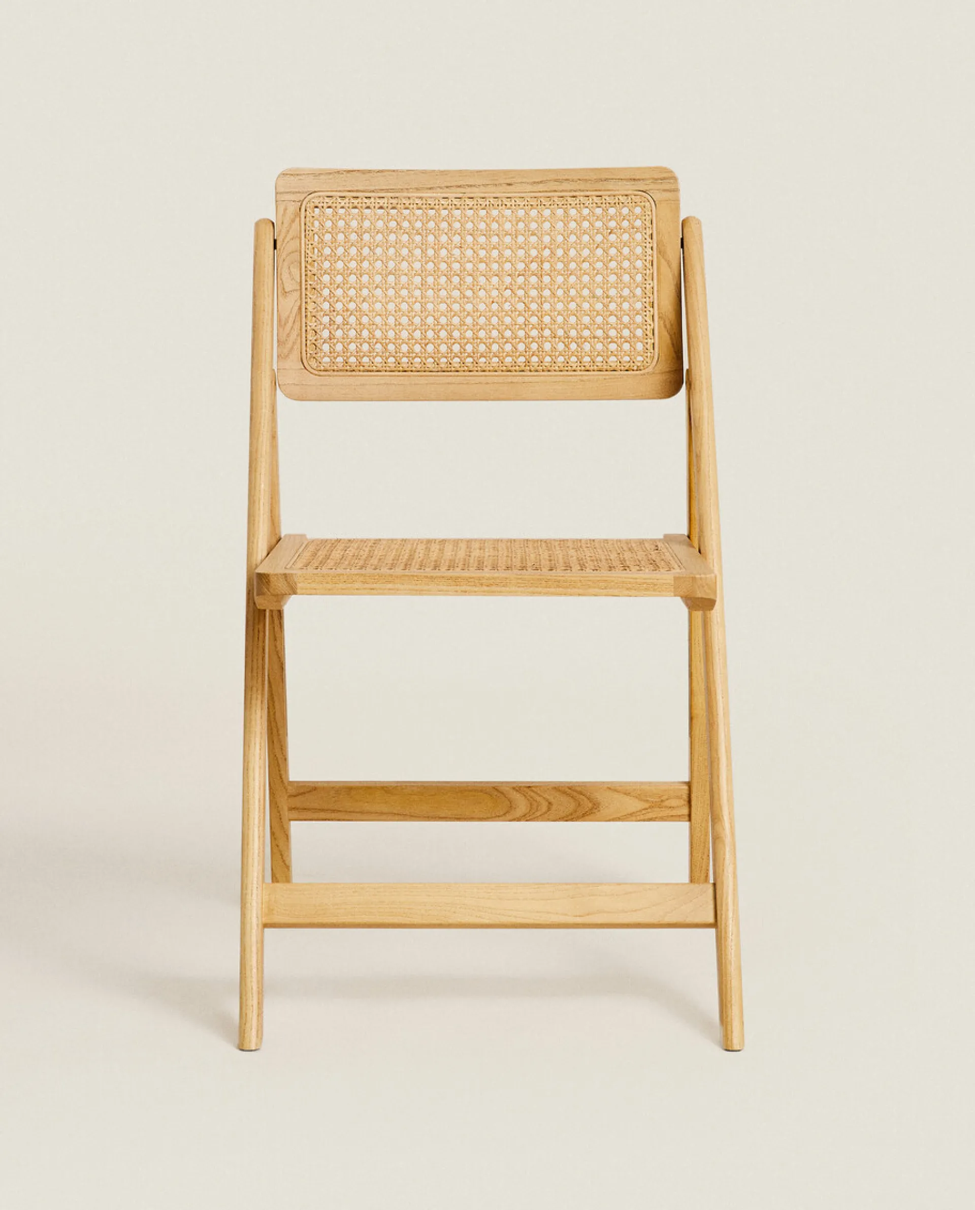 Chairs & Armchairs*ZARA Home Rattan And Wood Folding Chair Natural Colour
