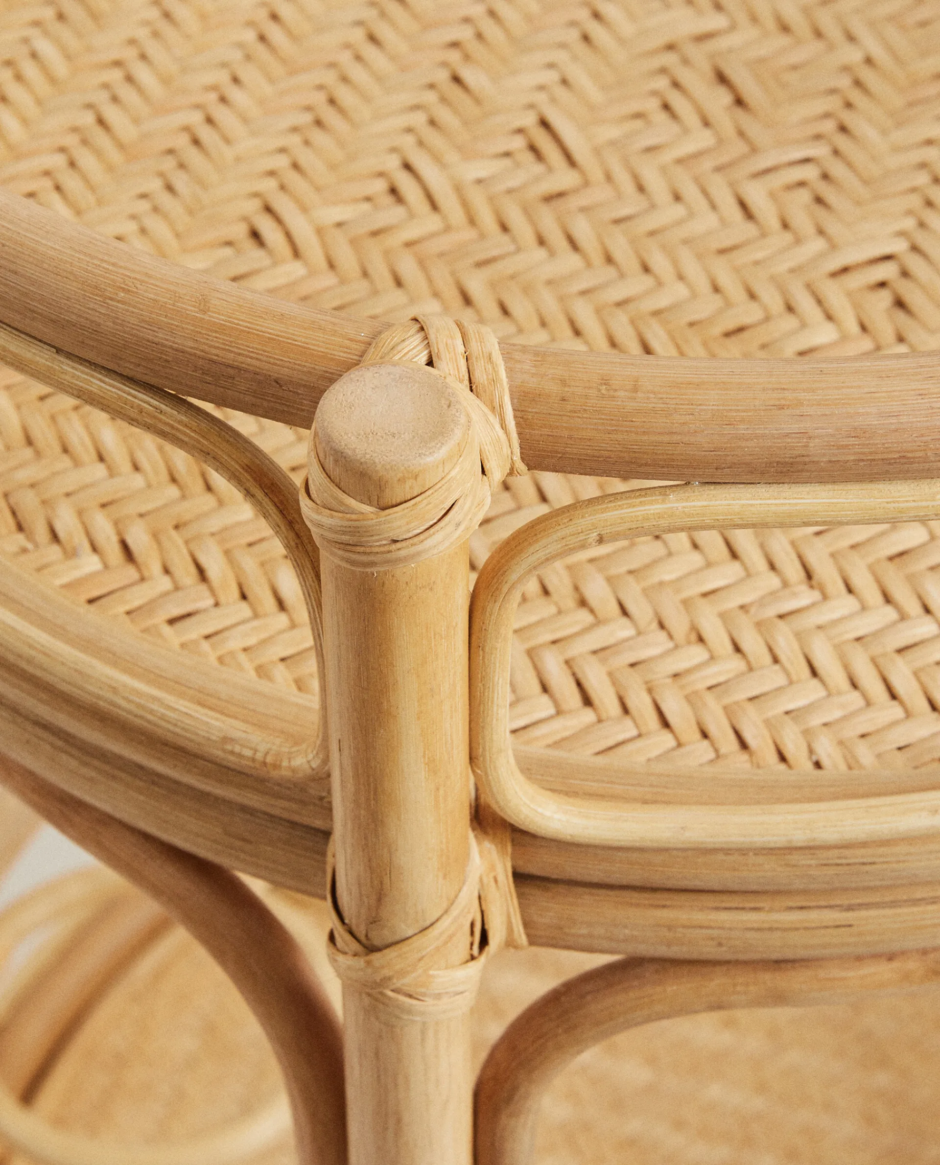 Furniture*ZARA Home Rattan Trolley Natural Colour