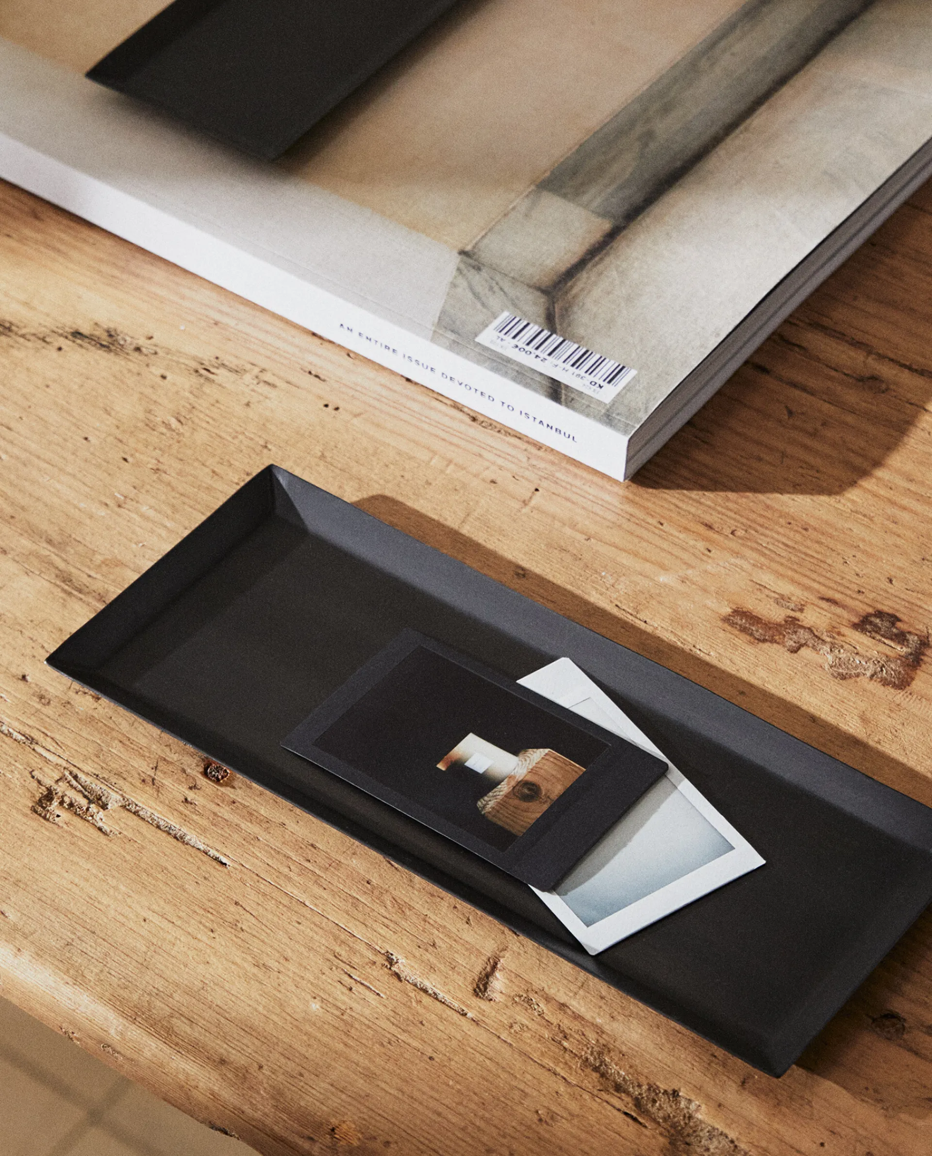 Trays And Small Change Holders*ZARA Home Rectangular Metal Tray Black