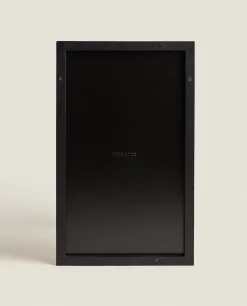 Mirrors*ZARA Home Rectangular Metal Wall Mirror Black