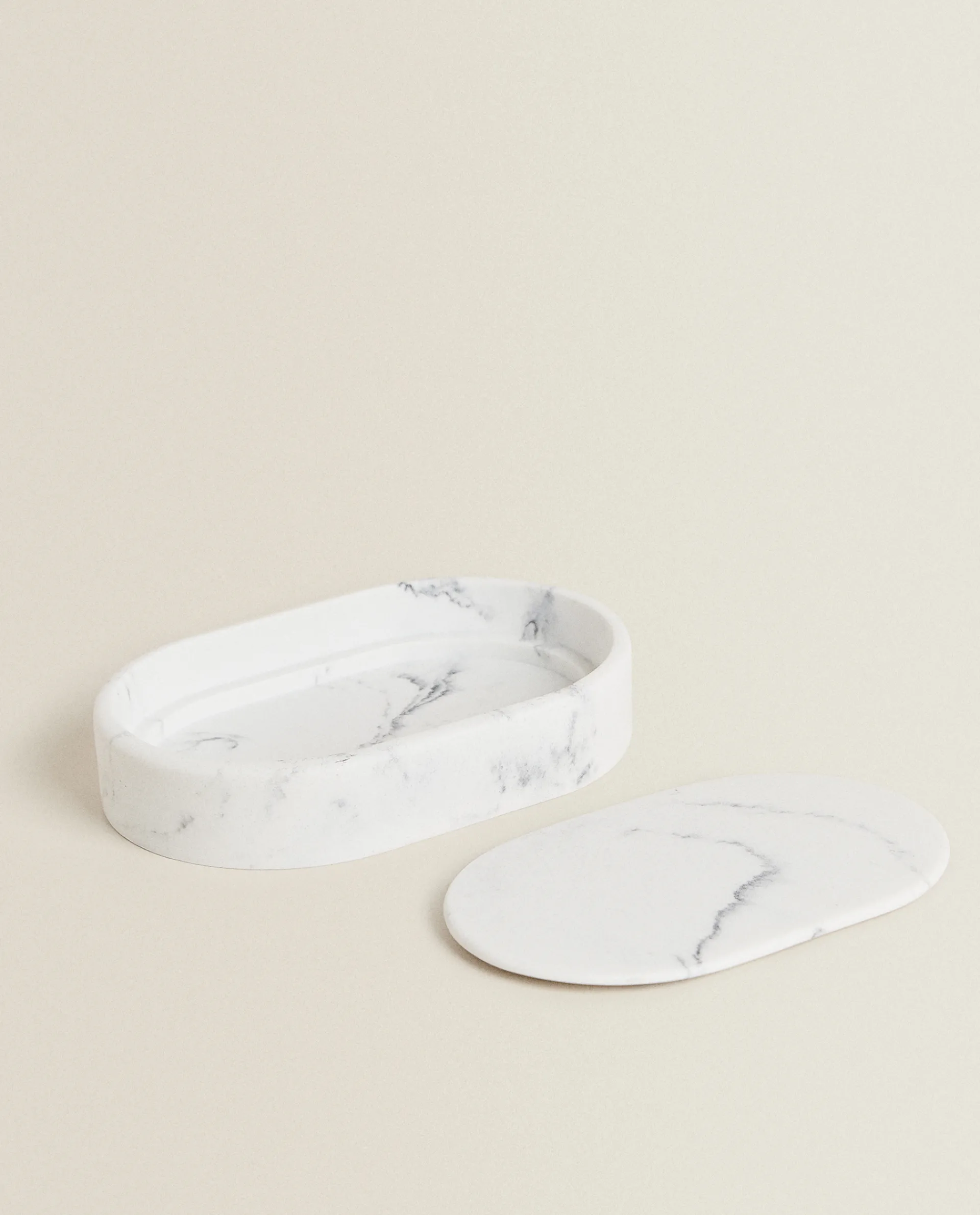 Soap Dishes*ZARA Home Resin Soap Dish Grey