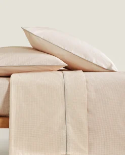 Duvet Covers*ZARA Home Reversible Gingham Duvet Cover Pink