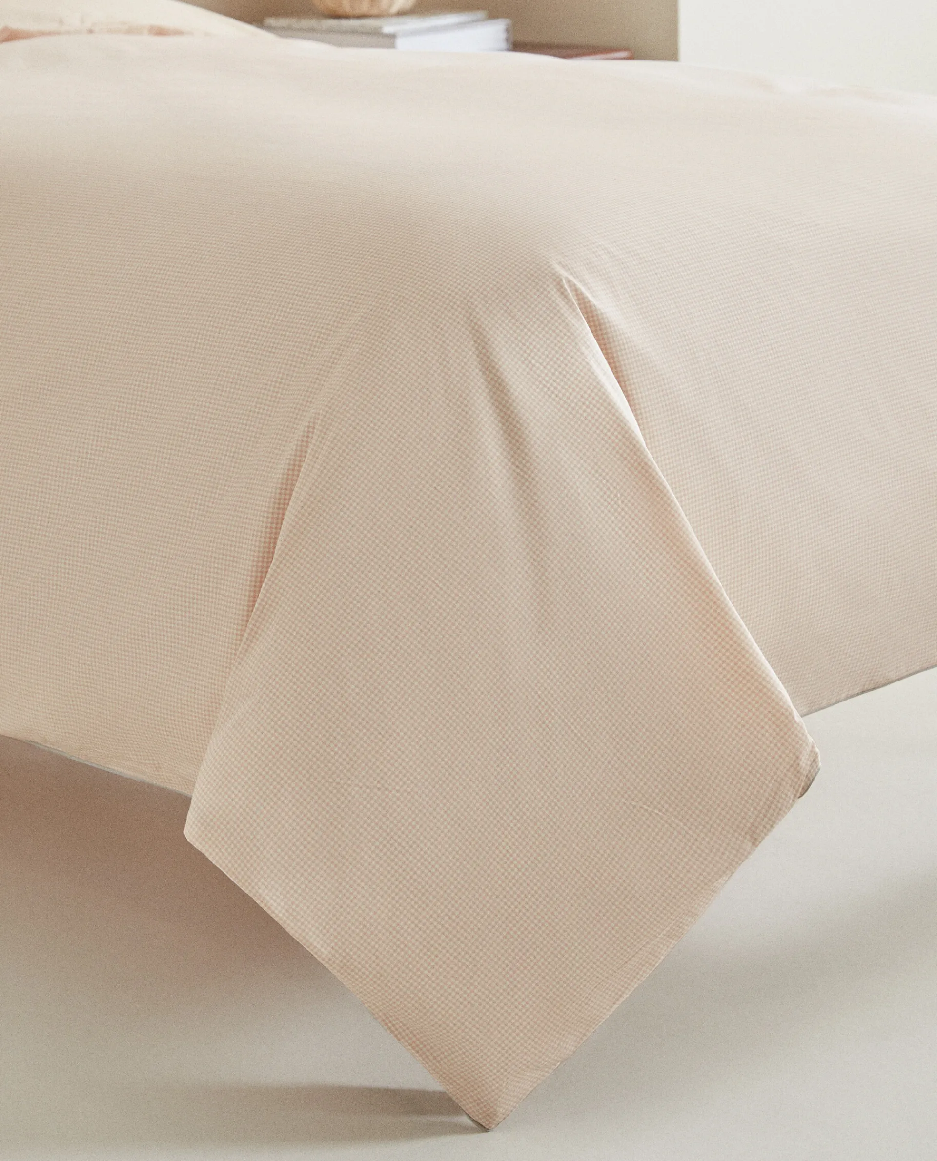 Duvet Covers*ZARA Home Reversible Gingham Duvet Cover Pink