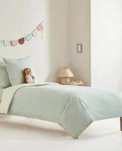 Duvet Covers*ZARA Home Reversible Gingham Duvet Cover Blue