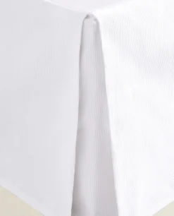 Bedskirts*ZARA Home Ribbed Bedskirt White