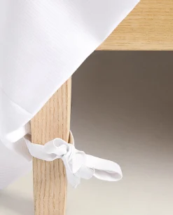 Bedskirts*ZARA Home Ribbed Bedskirt White