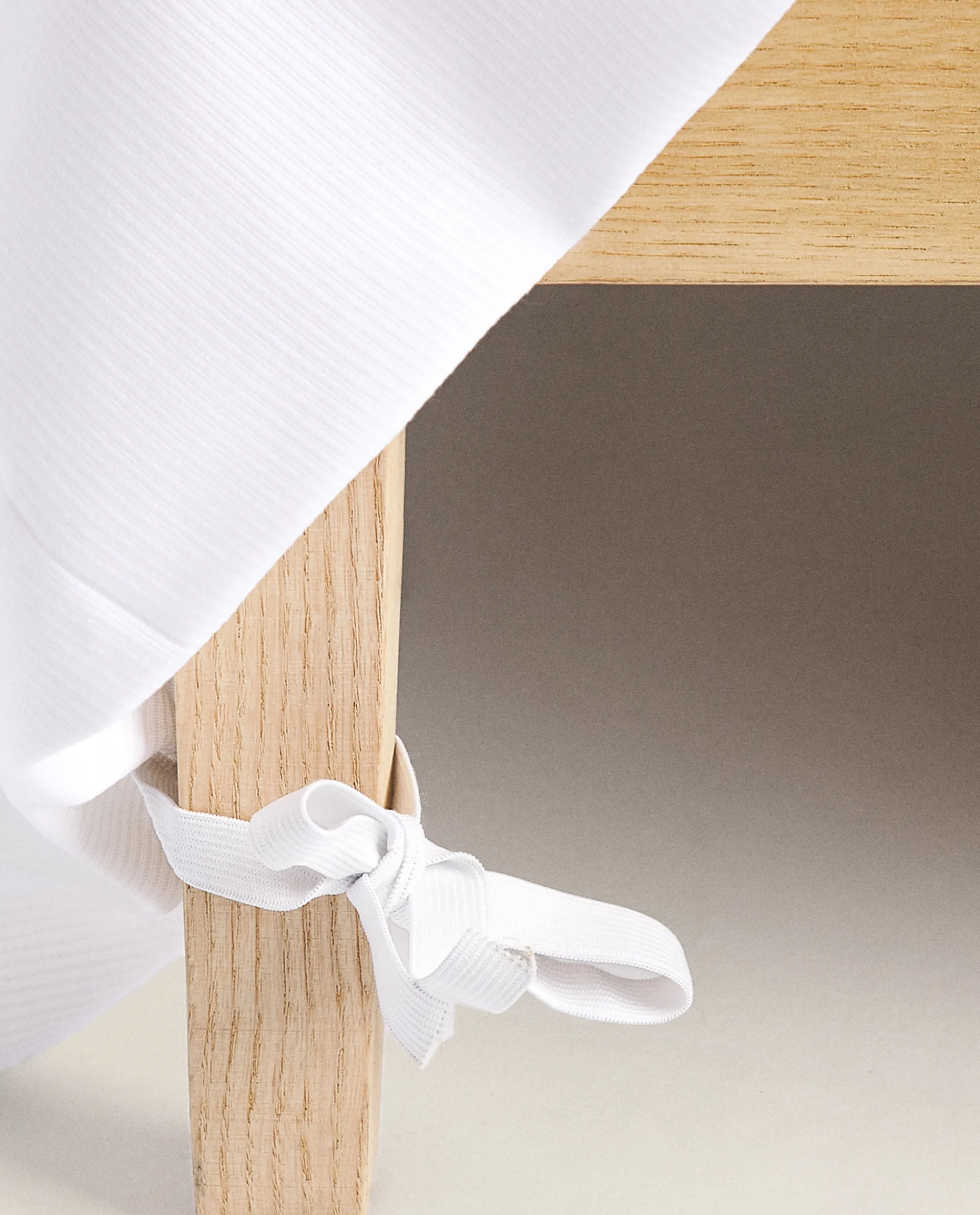 Bedskirts*ZARA Home Ribbed Bedskirt White