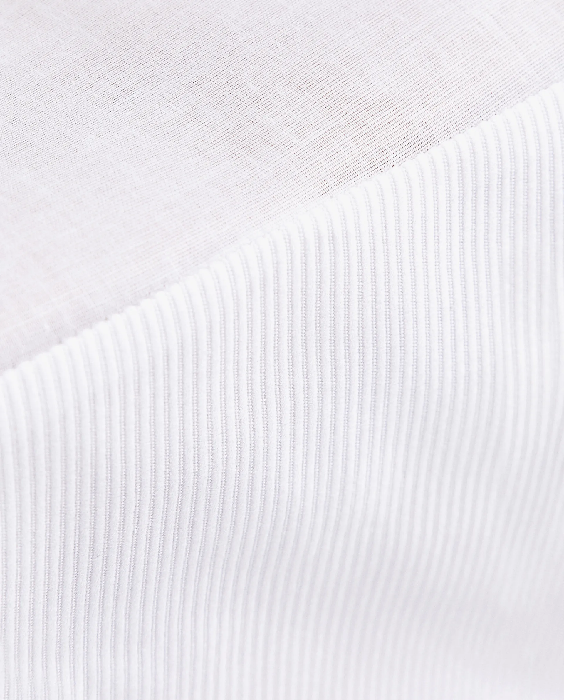 Bedskirts*ZARA Home Ribbed Bedskirt White