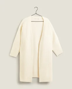 Cashmere*ZARA Home Ribbed Cashmere Jacket Cream