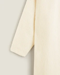 Cashmere*ZARA Home Ribbed Cashmere Jacket Cream