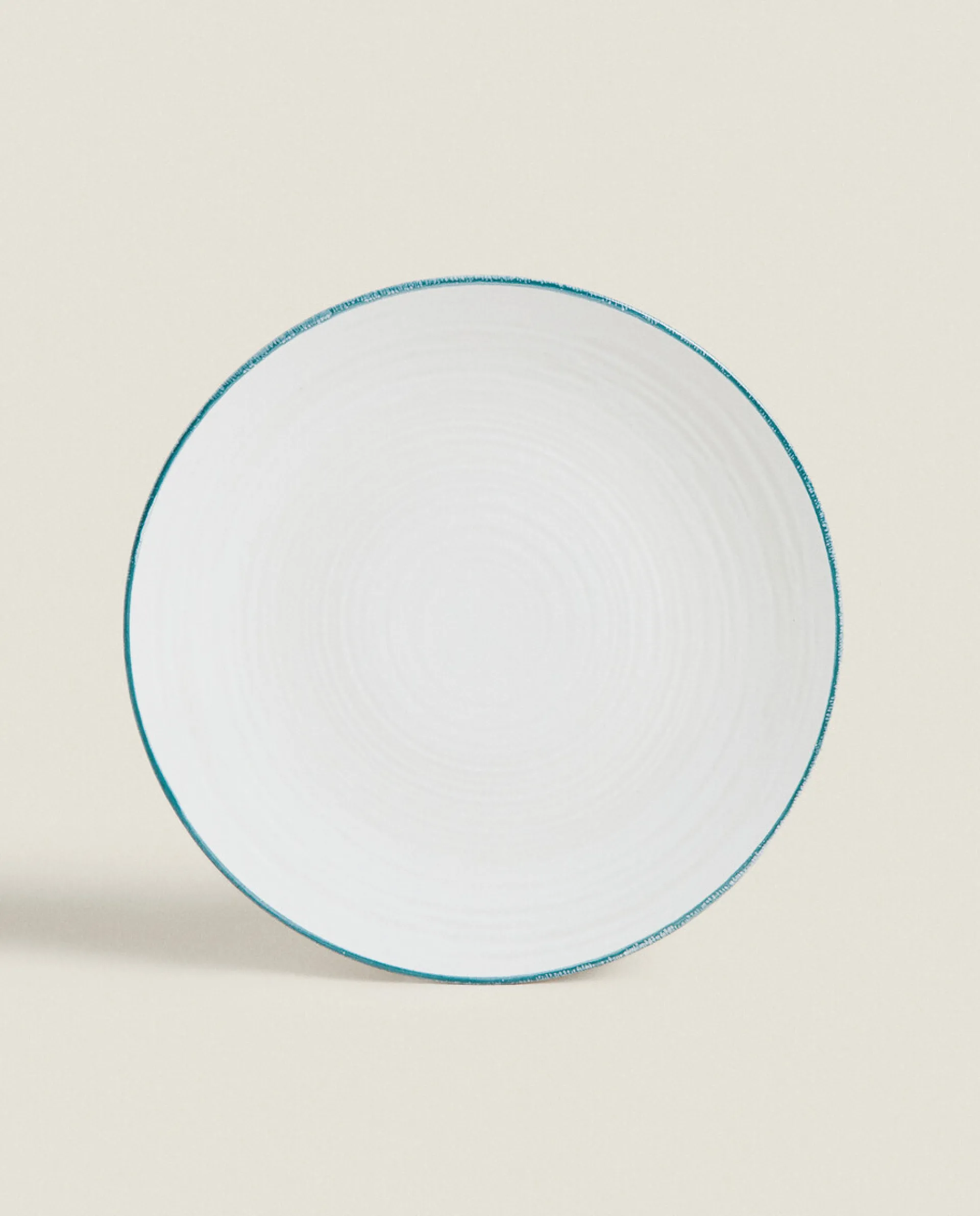 Dinner Plates*ZARA Home Rim Detail Dinner Plate Petroleum