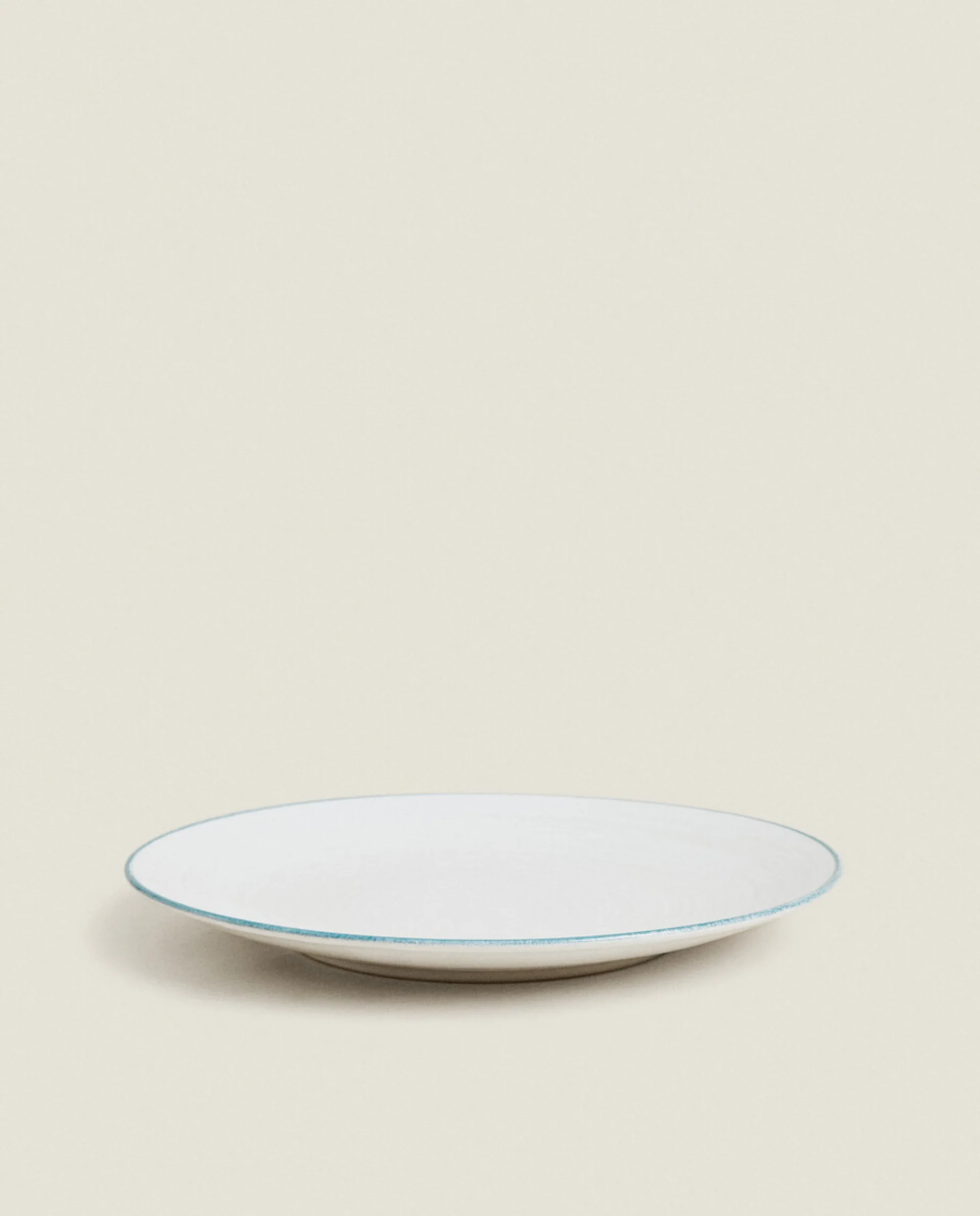 Dinner Plates*ZARA Home Rim Detail Dinner Plate Petroleum
