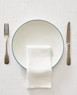 Dinner Plates*ZARA Home Rim Detail Dinner Plate Petroleum