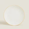 Dinner Plates*ZARA Home Rim Detail Dinner Plate Mustard Yellow