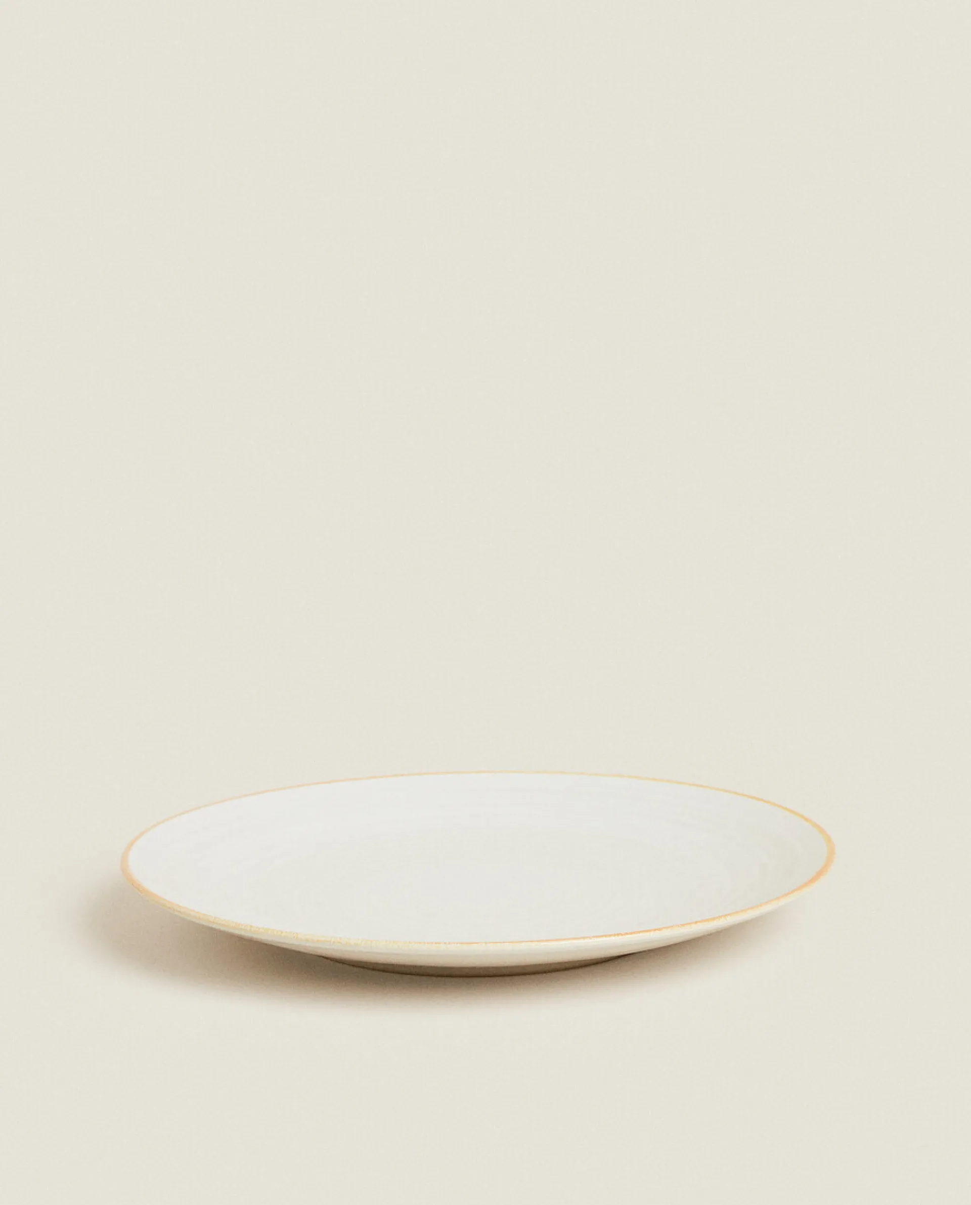 Dinner Plates*ZARA Home Rim Detail Dinner Plate Mustard Yellow