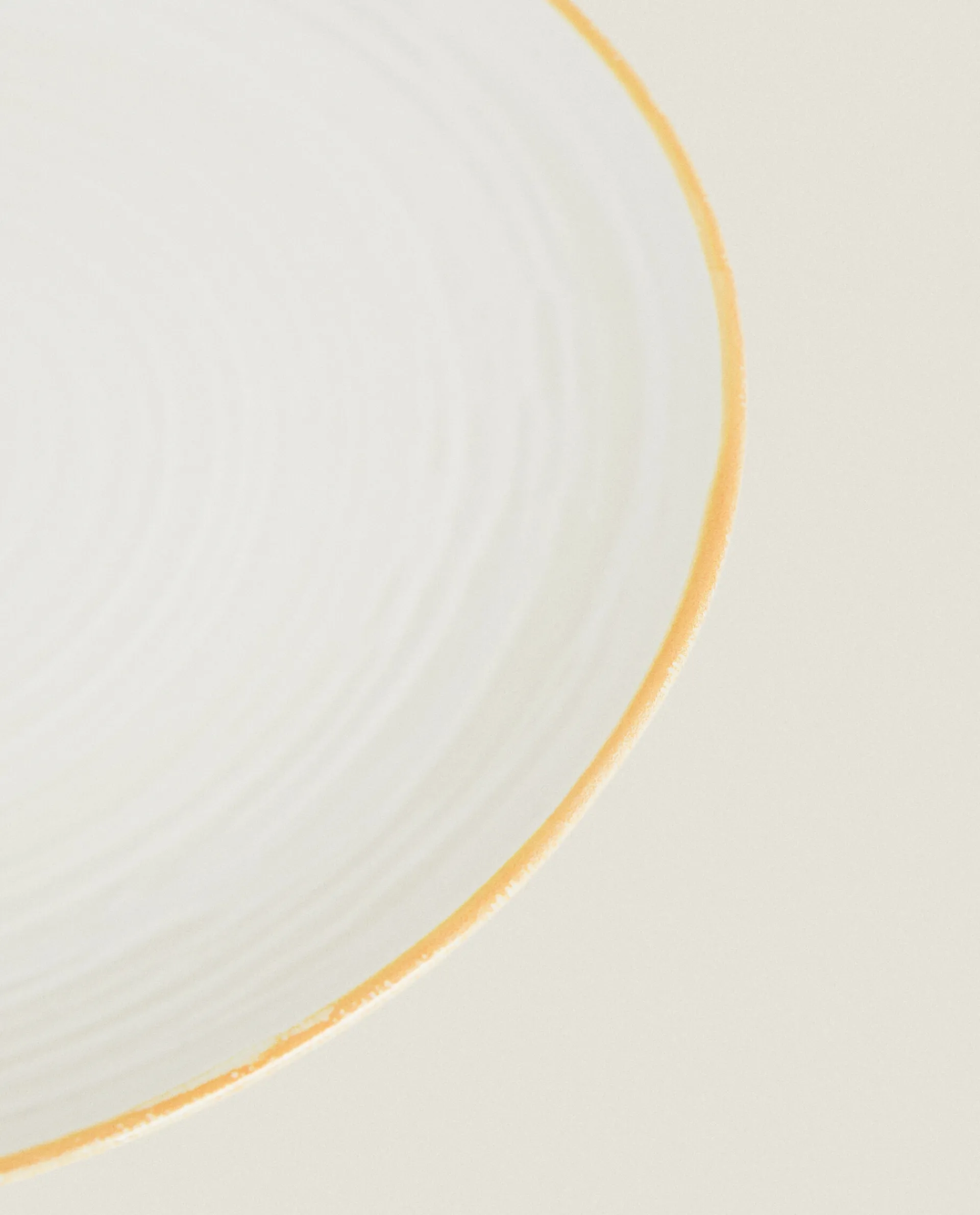 Dinner Plates*ZARA Home Rim Detail Dinner Plate Mustard Yellow
