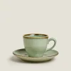 Mugs*ZARA Home Rimmed Coffee Cup Green