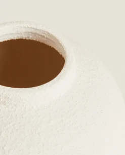 Vases*ZARA Home Rough Earthenware Vase White