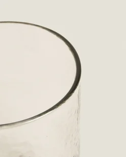 Vases*ZARA Home Rough Lantern Vase Transparent