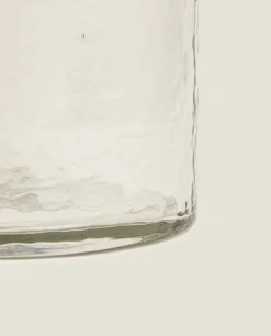 Vases*ZARA Home Rough Lantern Vase Transparent