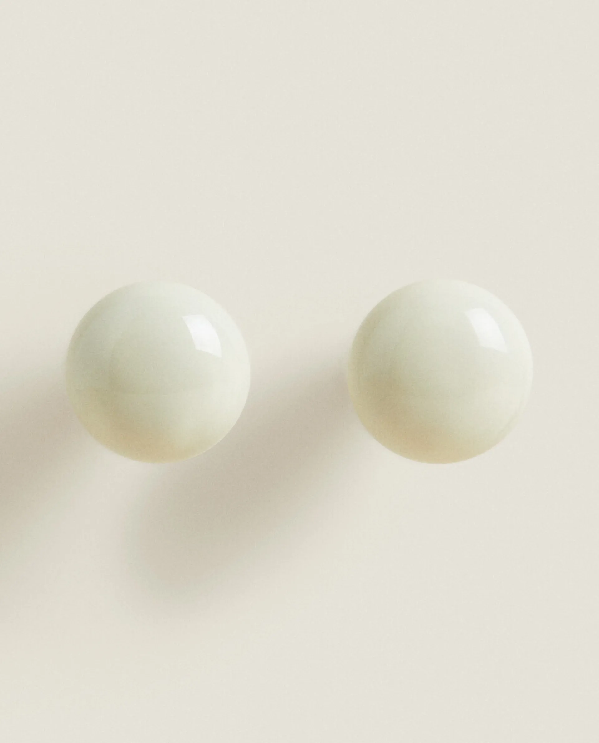 Door Knobs*ZARA Home Round Door Knob (Pack Of 2) Cream