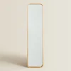 Mirrors*ZARA Home Round Full-Length Mirror With Frame Natural Colour
