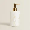 Dispensers*ZARA Home Round Mother-Of-Pearl Dispenser White