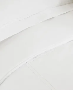 Flat Sheets*ZARA Home Sateen Flat Sheet With Double Hemstitching White