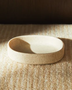 Soap Dishes*ZARA Home Scored Resin Soap Dish Beige