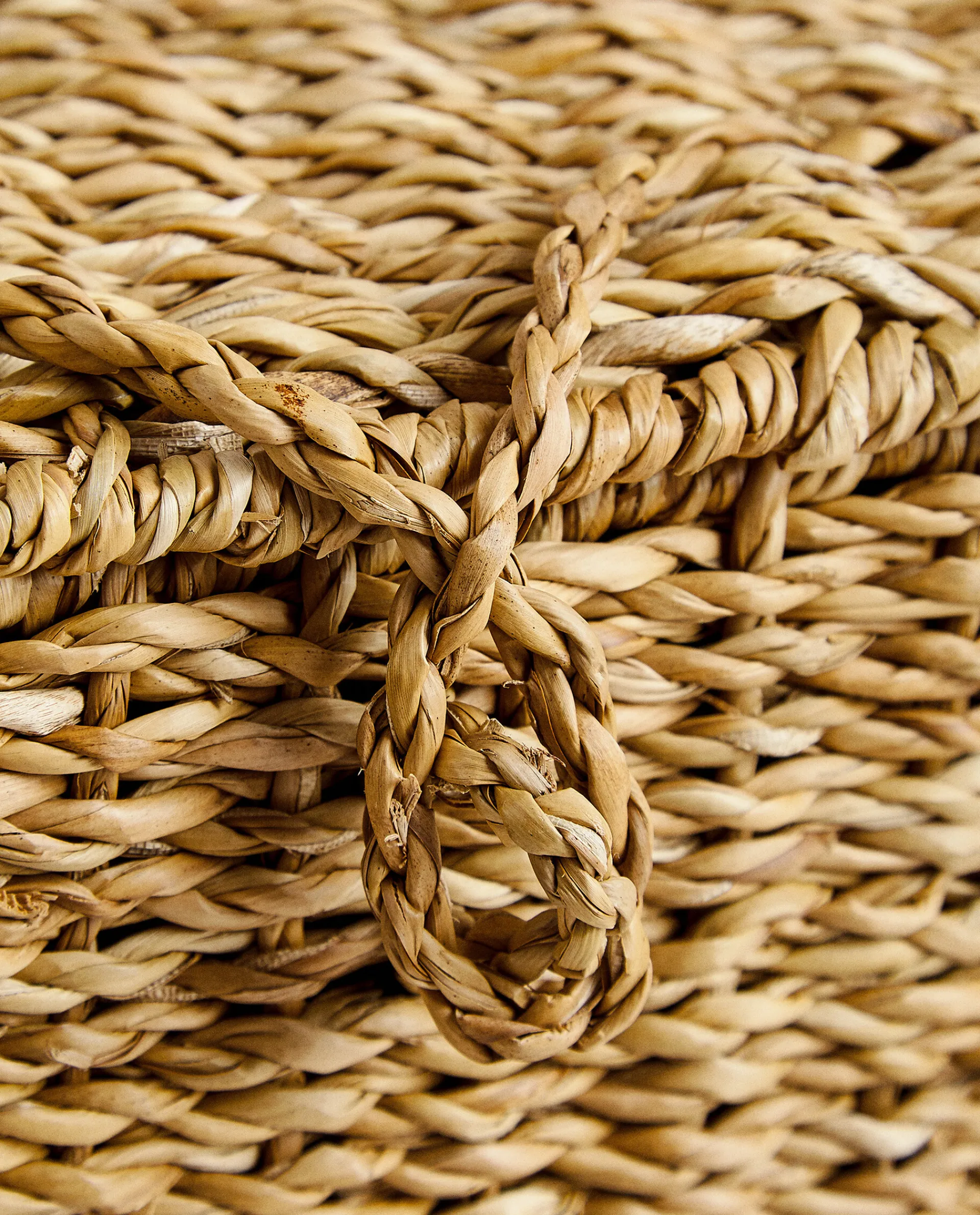 Baskets*ZARA Home Seagrass Basket Brown