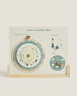 Playing*ZARA Home Seasons And Weather Chart Toy Multicolored