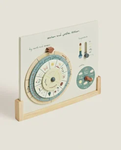Playing*ZARA Home Seasons And Weather Chart Toy Multicolored