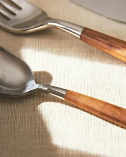 Cutlery*ZARA Home Set Of Maple Cutlery Natural Colour