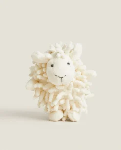 Toys*ZARA Home Sheep Plush Toy Rattle White