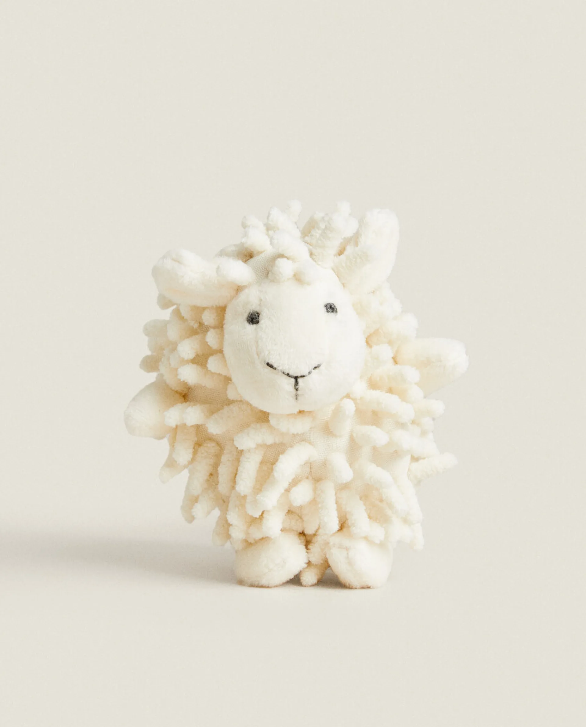 Toys*ZARA Home Sheep Plush Toy Rattle White