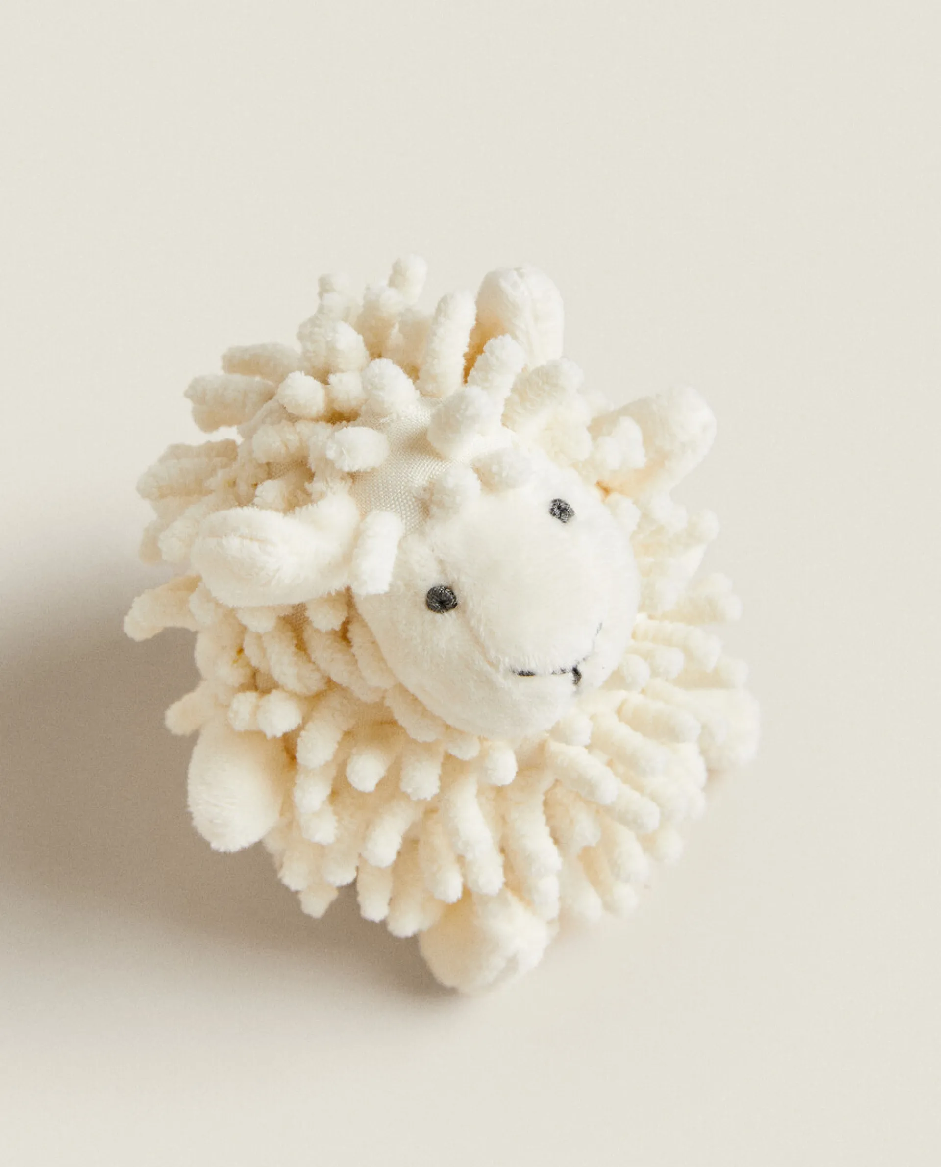 Toys*ZARA Home Sheep Plush Toy Rattle White