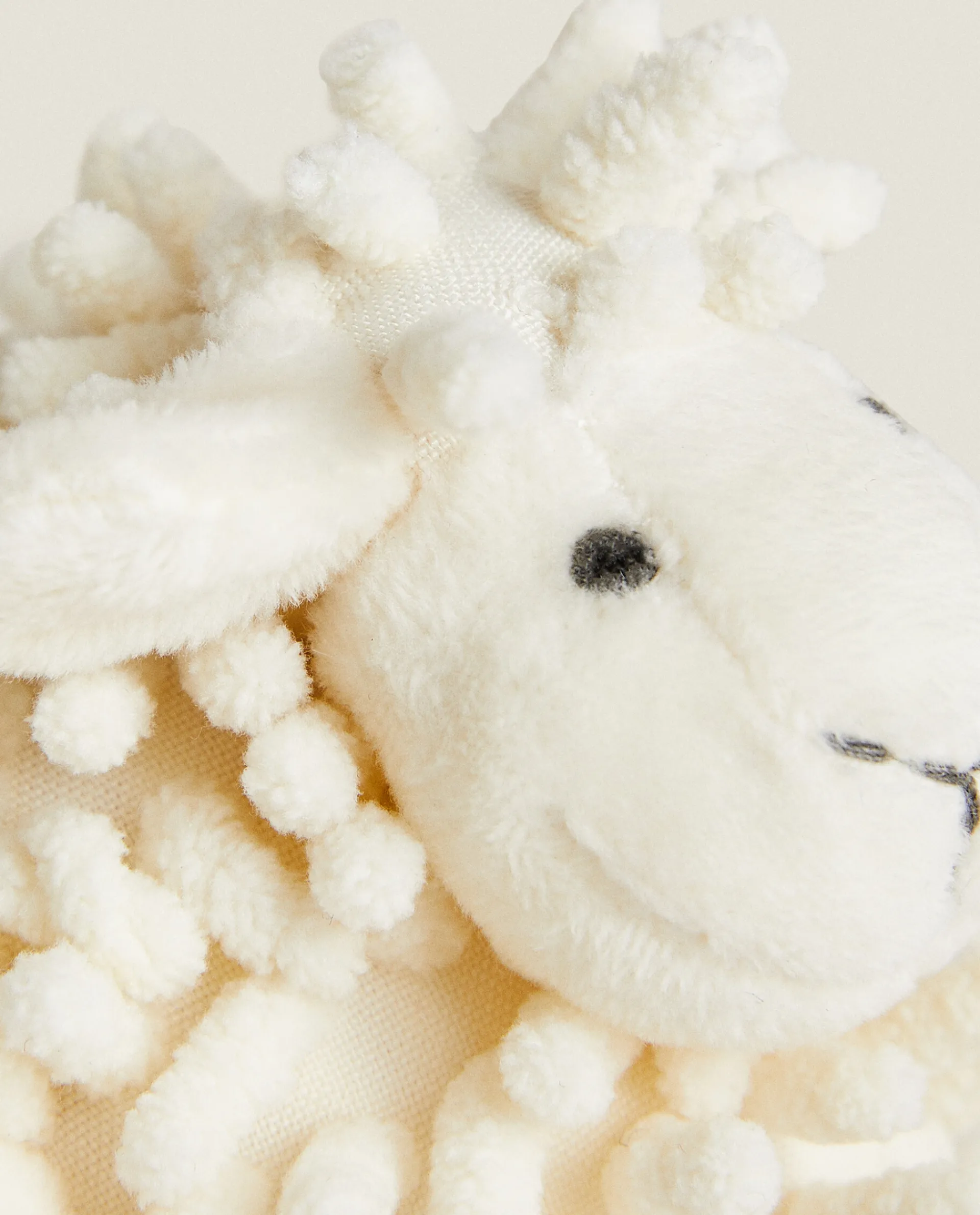 Toys*ZARA Home Sheep Plush Toy Rattle White