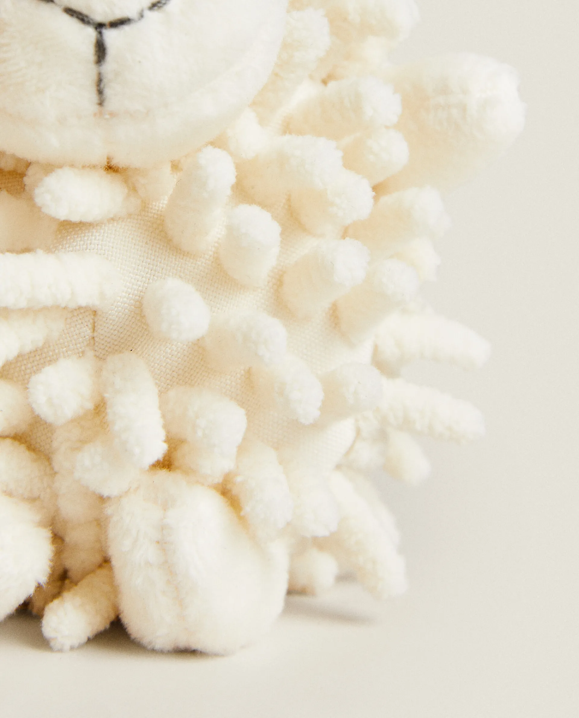 Toys*ZARA Home Sheep Plush Toy Rattle White